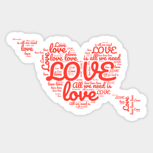 Love love love Sticker